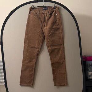 GAP Brown Straight Leg Corduroy Pants